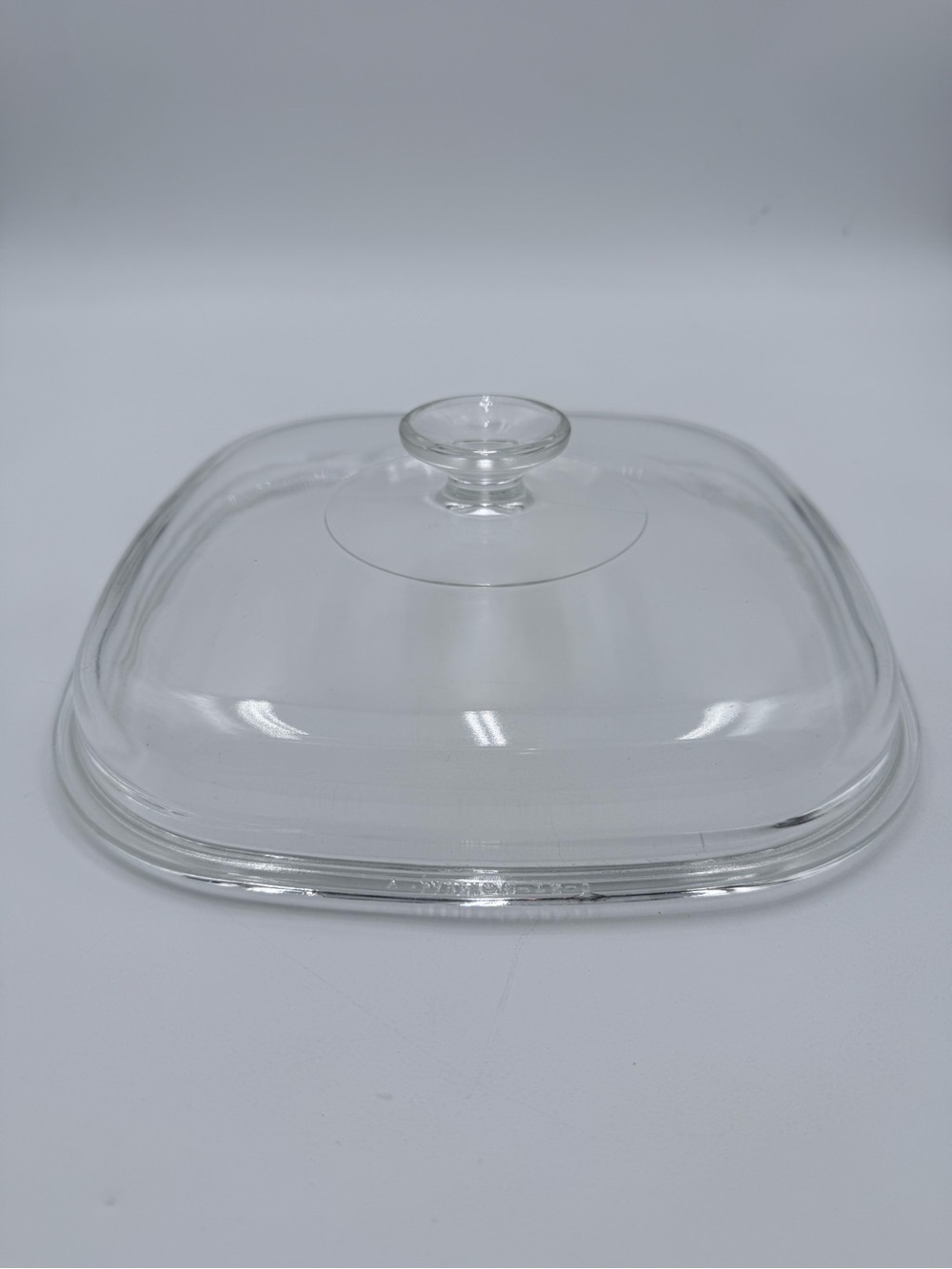 Pyrex A 12 C Clear Glass Square Replacement LID ONLY For Corning Ware 10"